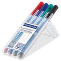 Staedtler Staedtler STD305FWP41 Lumocolor Correctable Marker Pens; 4 Piece STD305FWP41
